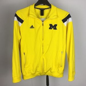 Adidas Michigan Wolverines Zip-Up Track Jacket L